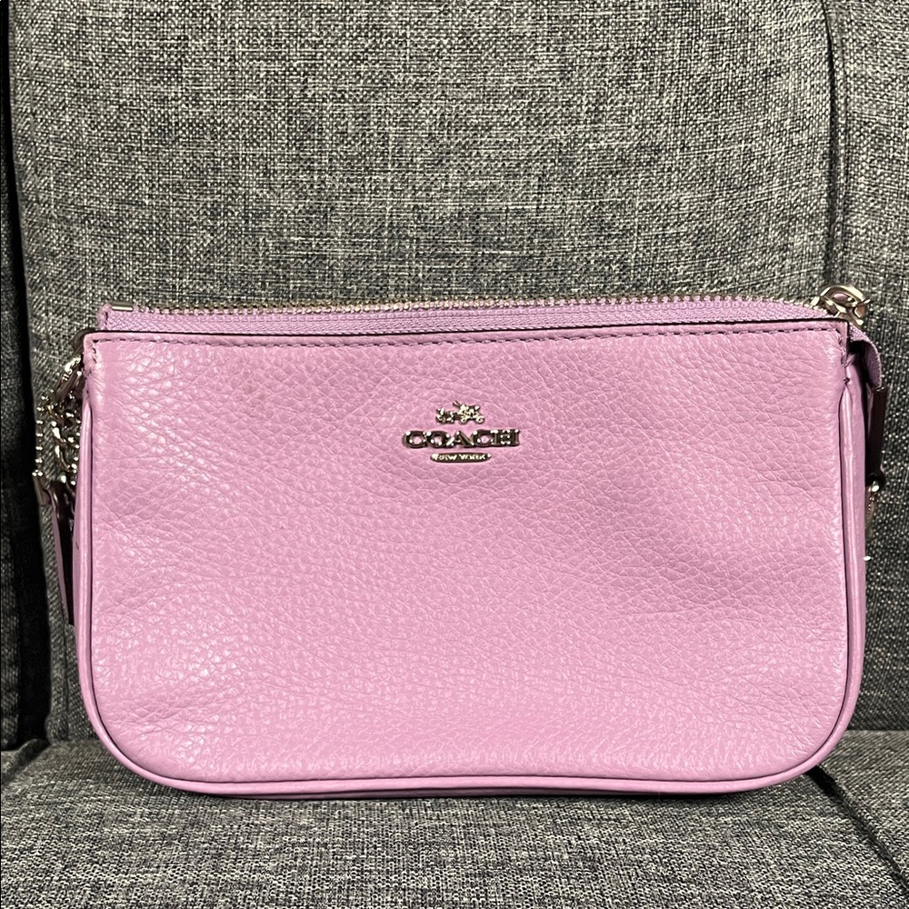 Coach Lavender Leather Mini Bag